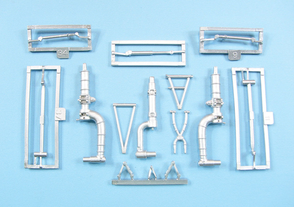 SAC-48458 B-24J Liberator Landing Gear for Hobby Boss 1:48th Scale