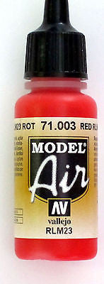 71003 Vallejo Model Airbrush Paint 17 ml Scarlet