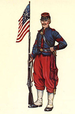 Kit# 9915 - NY Militia, Right Guide