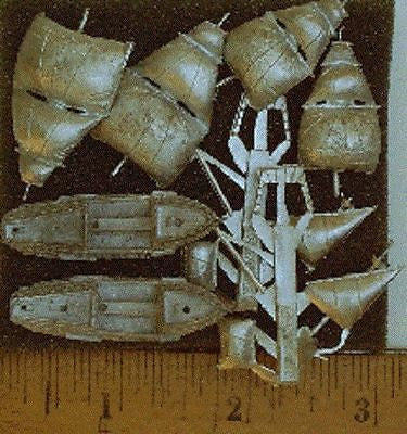 Valiant Miniatures Spanish Main Kit# 9103 - Carrack Ships