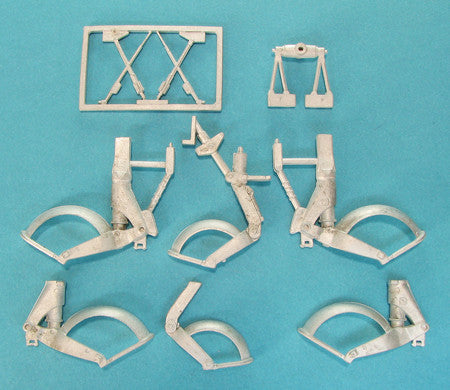 SAC 32082 Gloster Meteor Landing Gear For: 1/32nd Hong Kong Models