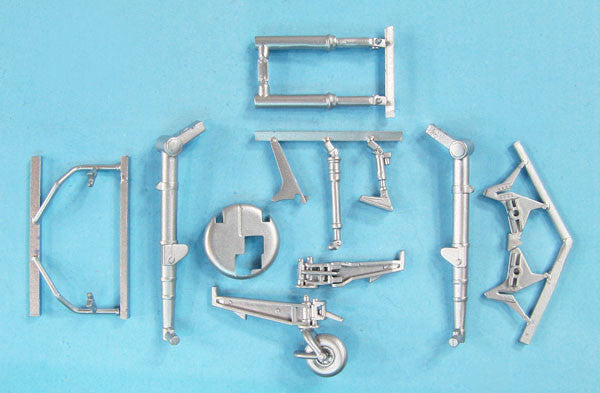 SAC 48321 AH-64D Apache Landing Gear for 1/48th Scale Hasegawa Model