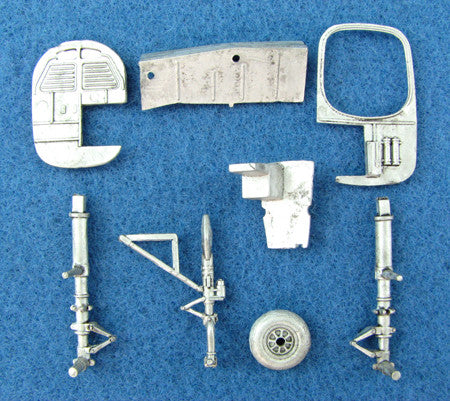 SAC 72010 B-25 Mitchell Landing Gear For 1/72nd Scale Hasegawa Model