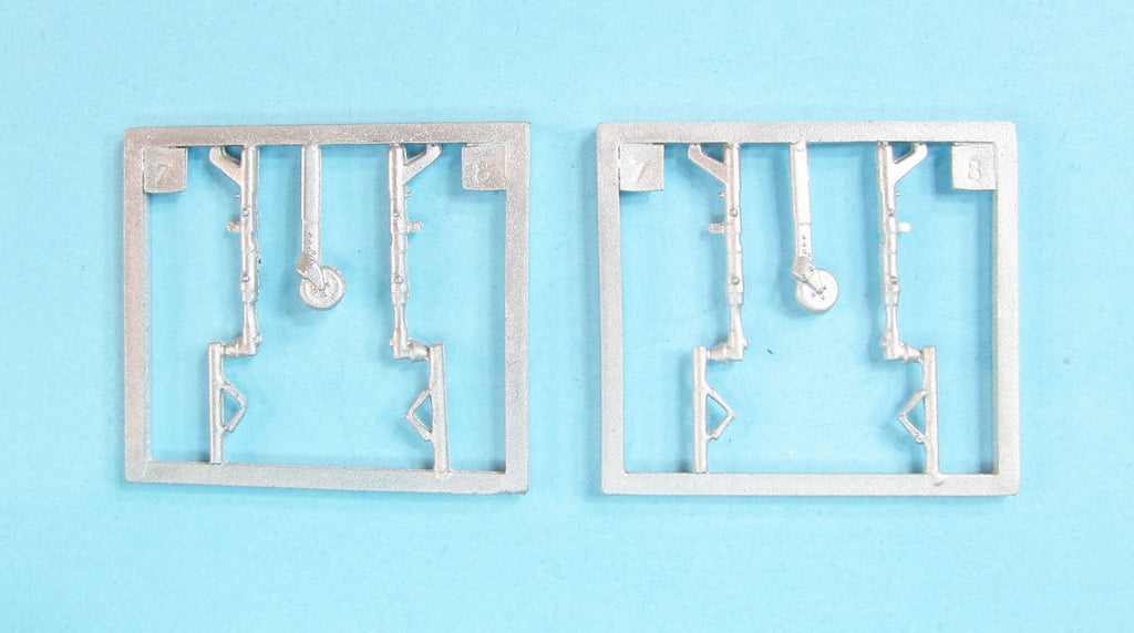 SAC 72158 Spitfire Mk.IXe/XVI Landing Gear (2 sets) replacement for 1/72nd Eduard