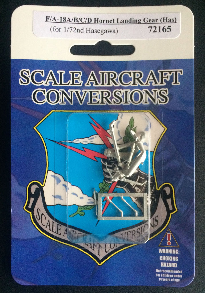 SAC 72165 F/A-18A/B/C/D Hornet Landing Gear for 1/72nd Hasegawa Models