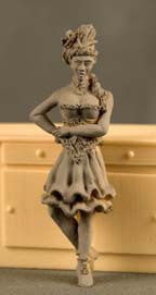 Kit# 9503 - Dance Hall Girl Standing - Resin