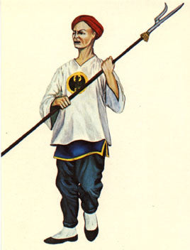 Figurine Team Miniatures - PEKIN 1900 - Soldat Chargeant (B) - Étain 1/32 (60mm)