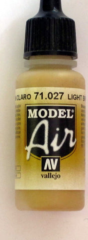 71027 Vallejo Model Airbrush Paint 17 ml Light Brown