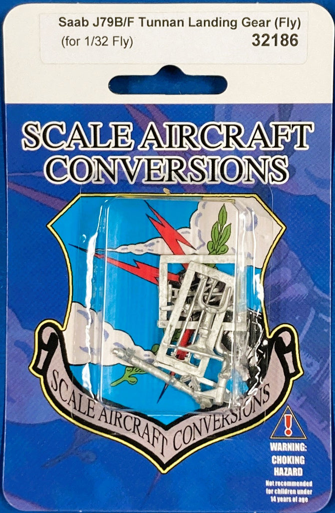 SAC-32186 Saab J79B/F Tunnan Landing Gear for Fly 1:32nd Scale
