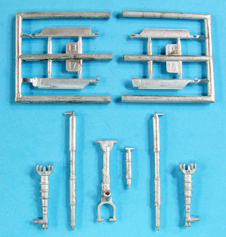 SAC 35006 MH-60L Black Hawk Landing Skids replacement for 1/35 Kitty Hawk Model