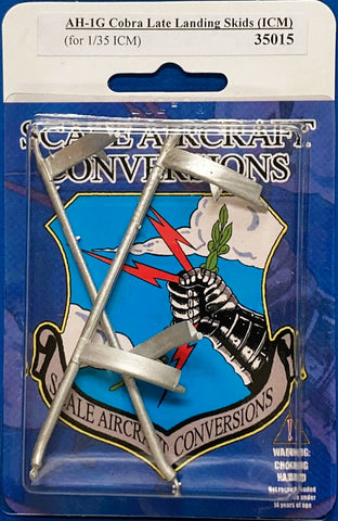 SAC 35015 AH-1G Cobra Late Landing Skids (ICM) 1:35 Scale