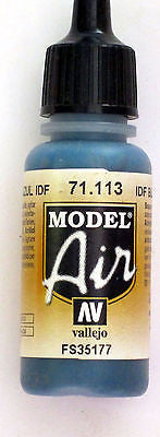 71113 Vallejo Model Airbrush Paint 17 ml US Intermediate Blue