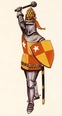 Kit# 9866 - Foot Knight, 1400'S