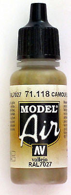 71118 Vallejo Model Airbrush Paint 17 ml Camouflage Grey
