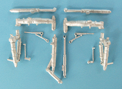 SAC 48198 MiG-23 Flogger Landing Gear For 1/48th Scale Trumpeter Model