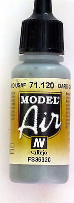71120 Vallejo Model Airbrush Paint 17 ml USAF Medium Grey