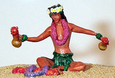 Kit# 9962 - Seated Hula Dancer