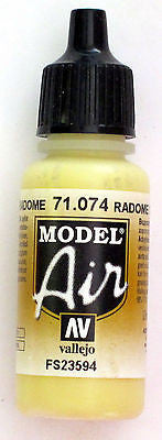 71074 Vallejo Model Airbrush Paint 17 ml Radome Tan