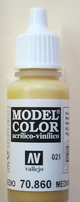 70860 Vallejo Model Color Paint: 17ml Medium Fleshtone  (M021)