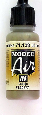 71138 Vallejo Model Airbrush Paint 17 ml US Arena