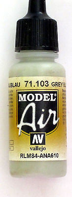 71103 Vallejo Model Airbrush Paint 17 ml Grey RLM