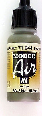 71044 Vallejo Model Airbrush Paint 17 ml Light Grey Green