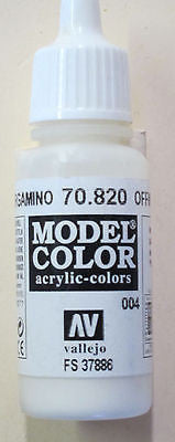 70820 Vallejo Model Color Paint: 17ml Off White  (M004)