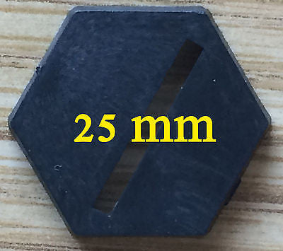 25mm Hex Bases - 50 count