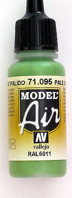 71095 Vallejo Model Airbrush Paint 17 ml Pale Green