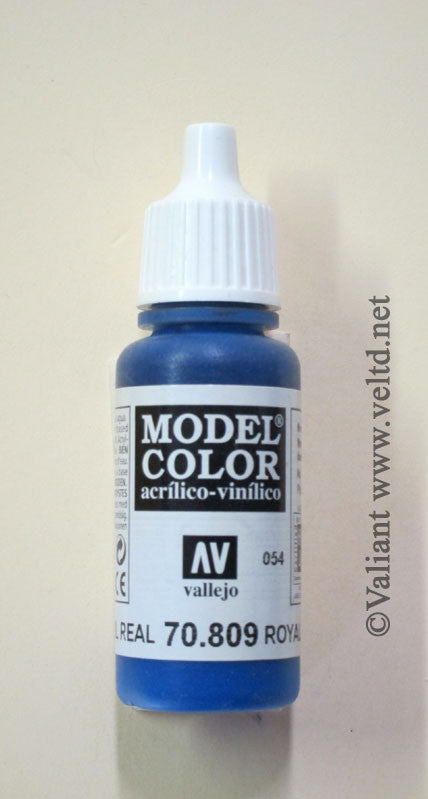 70809 Vallejo Model Color Paint: 17ml  Royal Blue  (M054)
