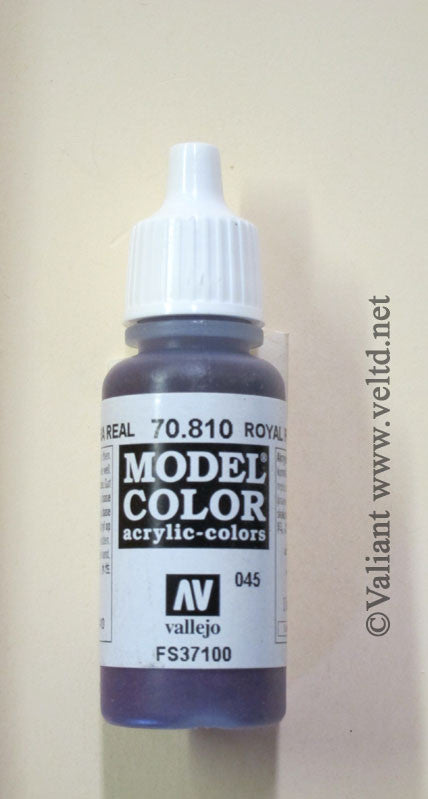 70810 Vallejo Model Color Paint: 17ml  Royal Purple  (M045)
