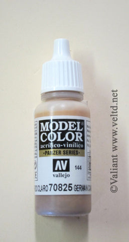 70825 Vallejo Model Color Paint: 17ml  German Camo Pale Brown  (M144)
