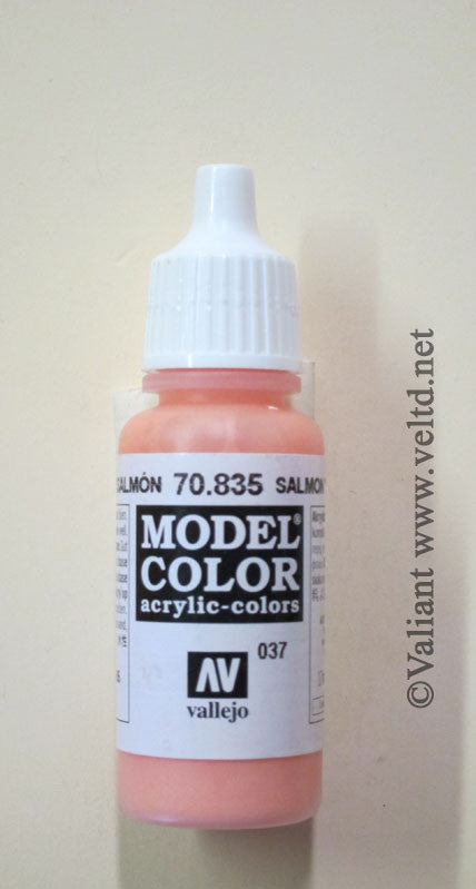 70835 Vallejo Model Color Paint: 17ml  Salmon Rose (M037)
