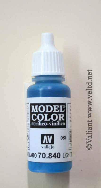 70840 Vallejo Model Color Paint: 17ml  Light Turquoise  (M068)