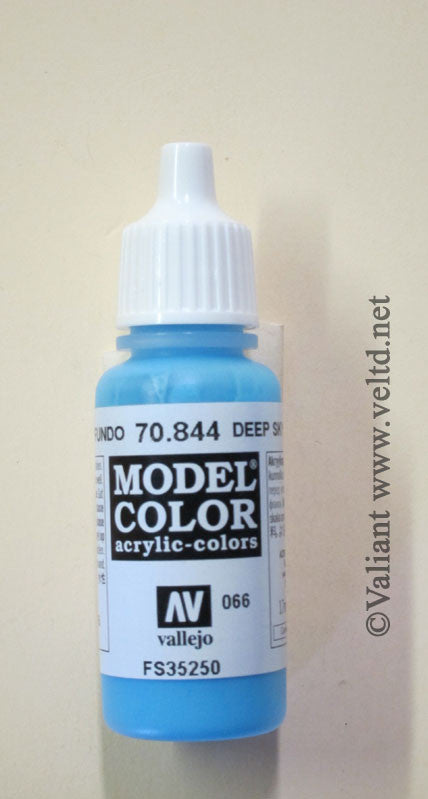 70844 Vallejo Model Color Paint: 17ml  Deep Sky Blue  (M066)