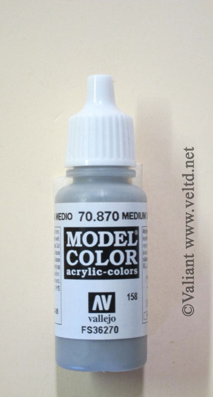 70870 Vallejo Model Color Paint: 17ml  Medium Sea Grey  (M158)