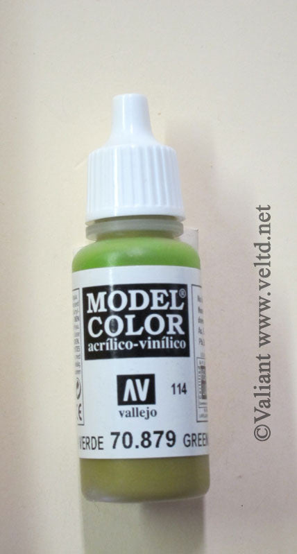 70879 Vallejo Model Color Paint: 17ml  Green Brown  (M114)