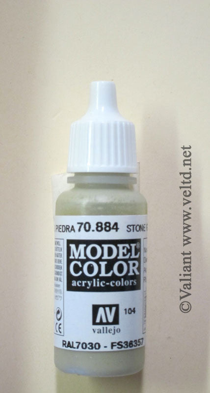 70884 Vallejo Model Color Paint: 17ml  Stone Grey  (M104)