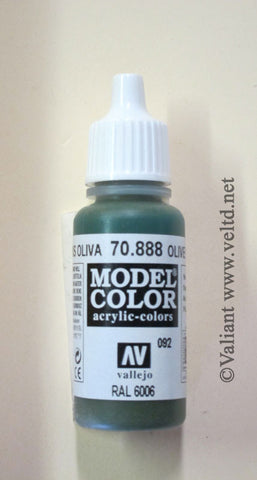 70888 Vallejo Model Color Paint: 17ml  Olive Grey  (M092)