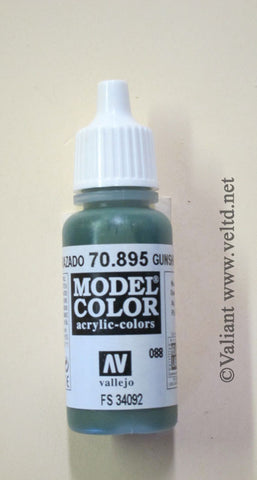 70895 Vallejo Model Color Paint: 17ml  Gunship Green  (M088)