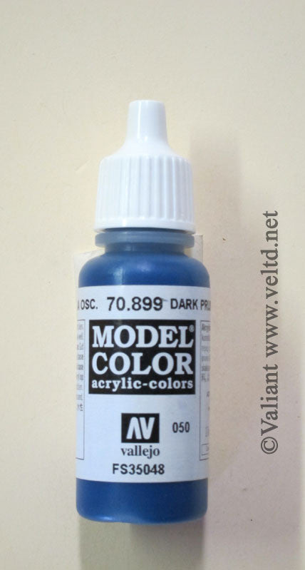 70899 Vallejo Model Color Paint: 17ml  Dark Prussian Blue  (M050)