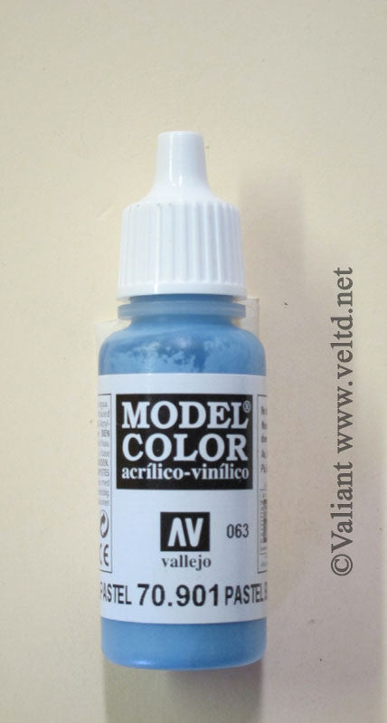 70901 Vallejo Model Color Paint: 17ml  Pastel Blue  (M063)