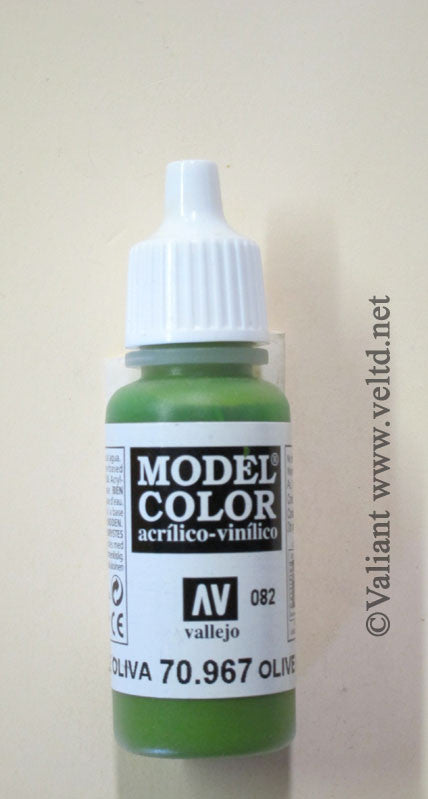 70967 Vallejo Model Color Paint: 17ml  Olive Green  (M082)