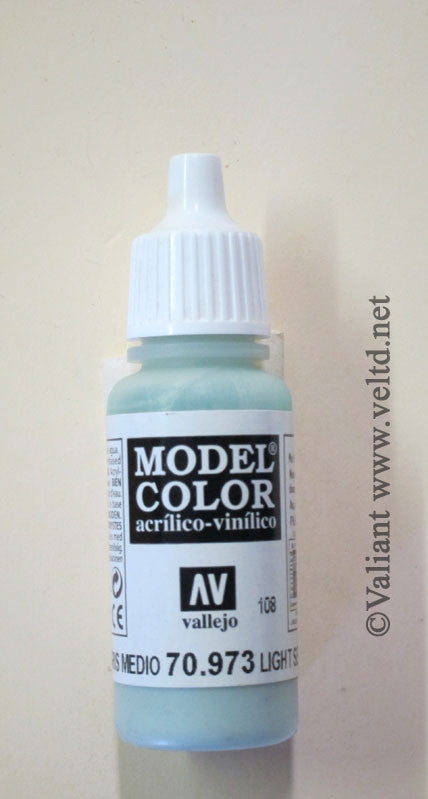 70907 Vallejo Model Color Paint: 17ml Pale Grey Blue (M153
