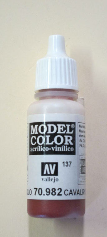70982 Vallejo Model Color Paint: 17ml  Cavalry Brown  (M137)