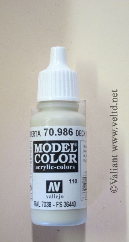 70986 Vallejo Model Color Paint: 17ml  Deck Tan  (M110)