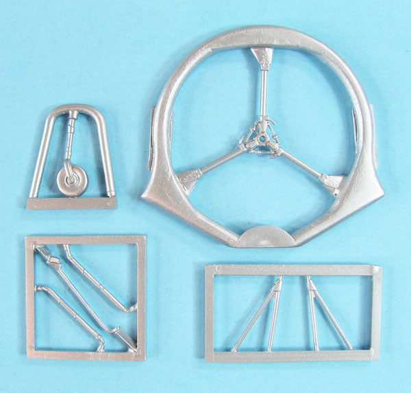 SAC 72143 Bristol Sycamore Landing Gear & Rotor Head replacement for 1/72nd Scale S&M Models