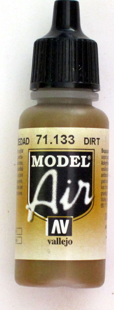 71133 Vallejo Model Airbrush Paint 17 ml Dirt