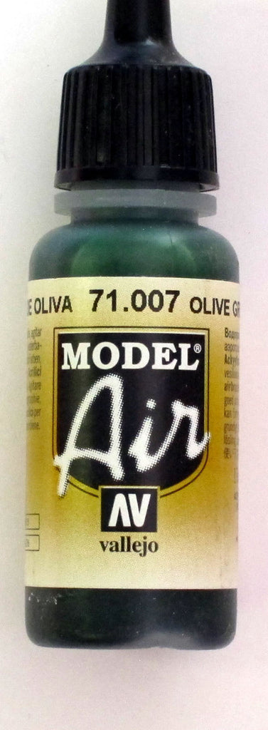 71007 Vallejo Model Airbrush Paint 17 ml Olive Green