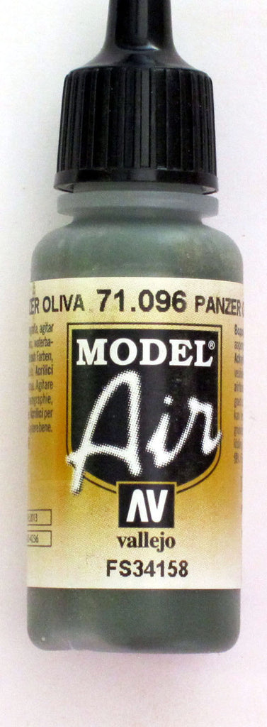 71096 Vallejo Model Airbrush Paint 17 ml Panzer Olive Green 1943